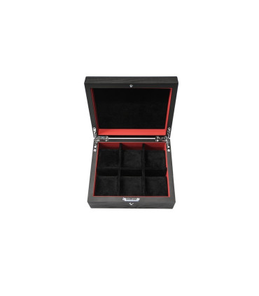 KronoKeeper Black Ash 6 watch box