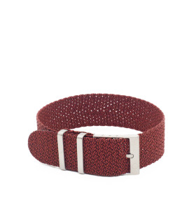 Kronokeeper Perlon strap Red