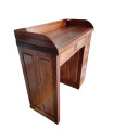 Solid sapele wood watchmaker bench