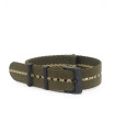 Premium NATO watch strap PVD buckle - Olive/Khaki