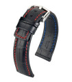 Grand Duke Hirsch Watch Strap Black/ Red