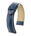 Heavy Calf Hirsch Watch Strap Blue