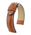 Heavy Calf Hirsch Watch Strap Golden Brown