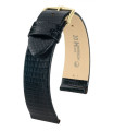 Lizard Hirsch Watch Strap Black 