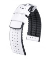 Tiger Hirsch Watch Strap White/Black