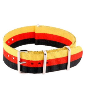 NATO strap Black/Red/Yellow