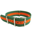 NATO watch strap Green/Orange