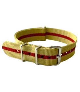 NATO strap Sand/Red