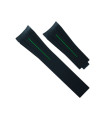 Rubber B strap M103 Black/Green