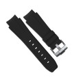 Rubber B strap M107 Black with buckle