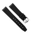 Rubber B strap T801 Black with buckle for Tudor Black bay 58