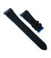 RubberB strap T800 for Tudor Black/Blue