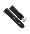 RubberB Strap P210 Luminor 44 mm Black/Red