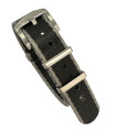 Seat Belt NATO watch strap - Grey/Black