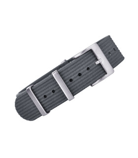 KronoKeeper ribbed nato strap - Grey