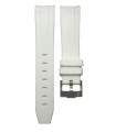 Rubber strap for Omega MoonSwatch - White