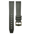 Rubber strap for Omega MoonSwatch - Black