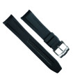 Rubber B strap DM106 Black with buckle