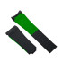 Rubber B Strap for Rolex Air-King 126900 - M215 Black/Green