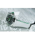 Rubber B Strap for Rolex Air-King 126900 - M215 White/Green