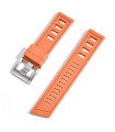 Rubber Divers Strap - Orange