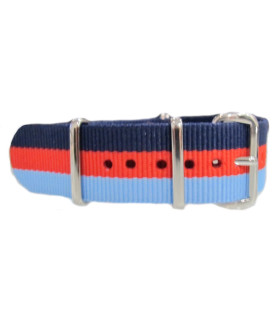 NATO strap Blue/Red/Light blue