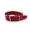 NATO watch strap Red/Blue