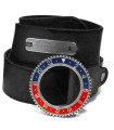 Speedometer Official Black Leather Belt