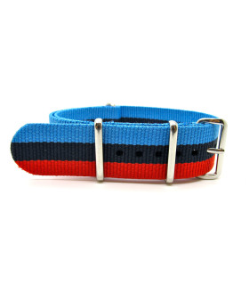 NATO strap Navy/Blue/Red 