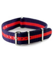 NATO watch strap  Blue/Red